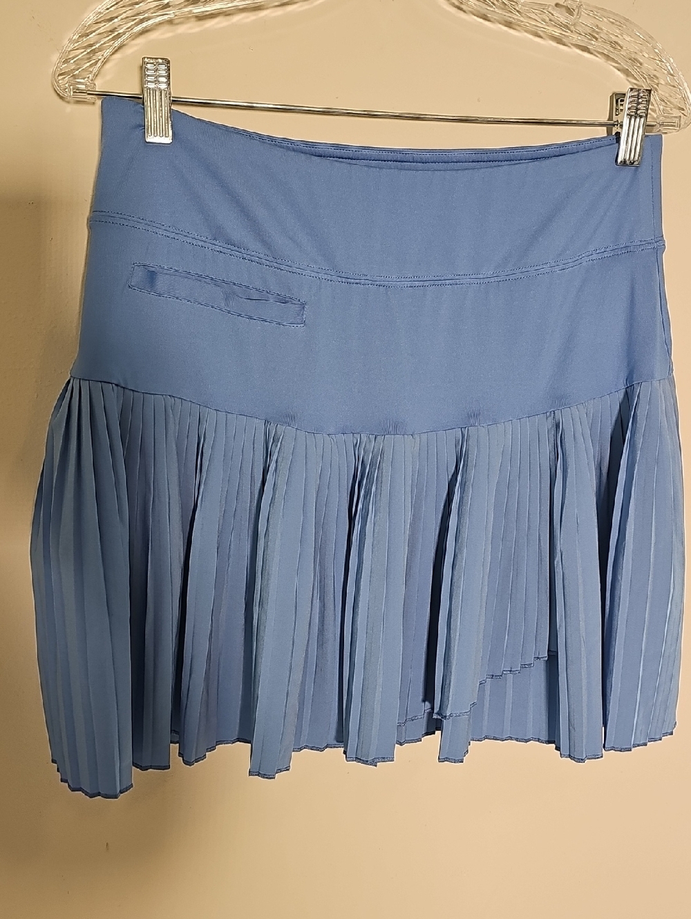 GGBlue Luxe Sport Pleated Golf Tennis Skort Womens Size M Blue Athletic Skirt